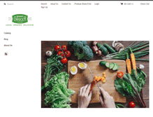 Tablet Screenshot of greengrocerchicago.com